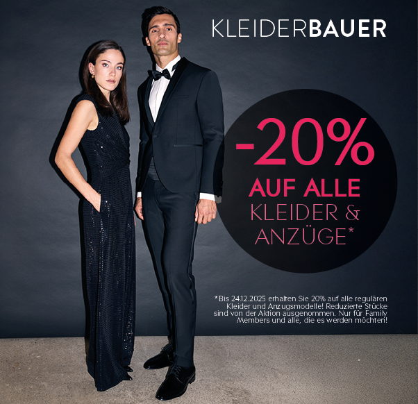 Jetzt Kleider Bauer Family Member werden und sparen!