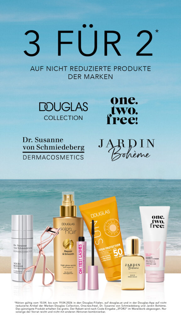 3 für 2 Aktion bei Douglas!