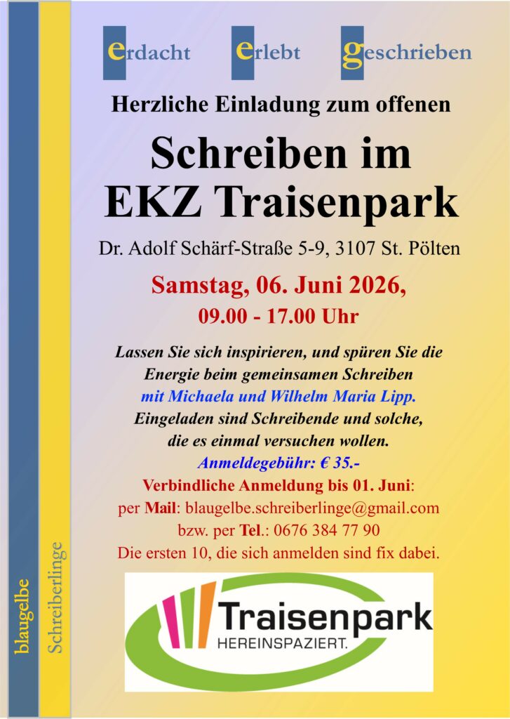 Einladung zum offenen Schreiben!