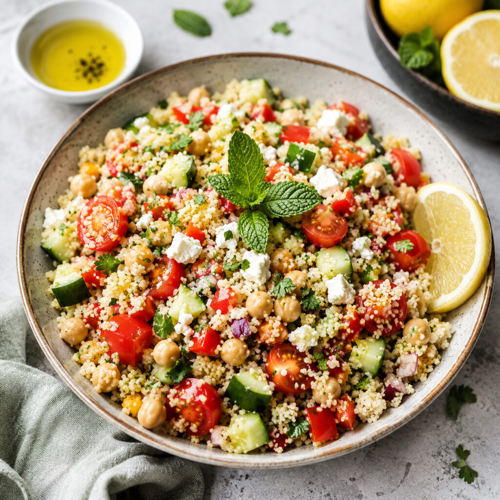 Neuer Rezept Tipp: Mediterraner Couscous-Salat