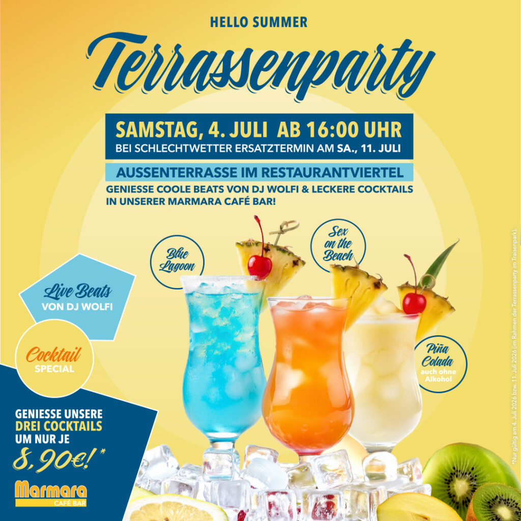 HELLO SUMMER – TERRASSENPARTY!