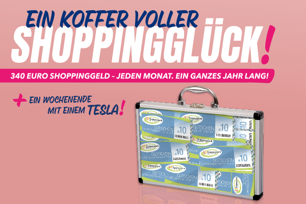 Gewinne einen Koffer voller Shoppingglück!