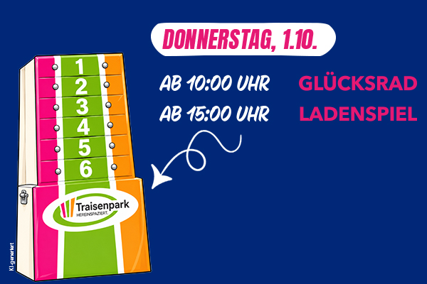 Glücksrad, Ladenspiel & coole Beats!